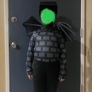 Dragon Costume for Kids - Black and Gray